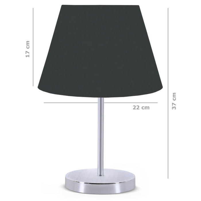 Opviq Lámpara de mesa AYD-2854 Antracita